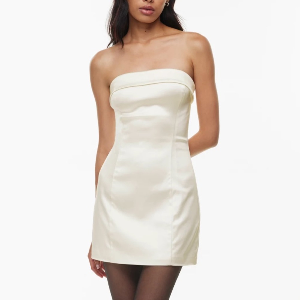 Aritzia Sunday Best Shimmer Tube Dress